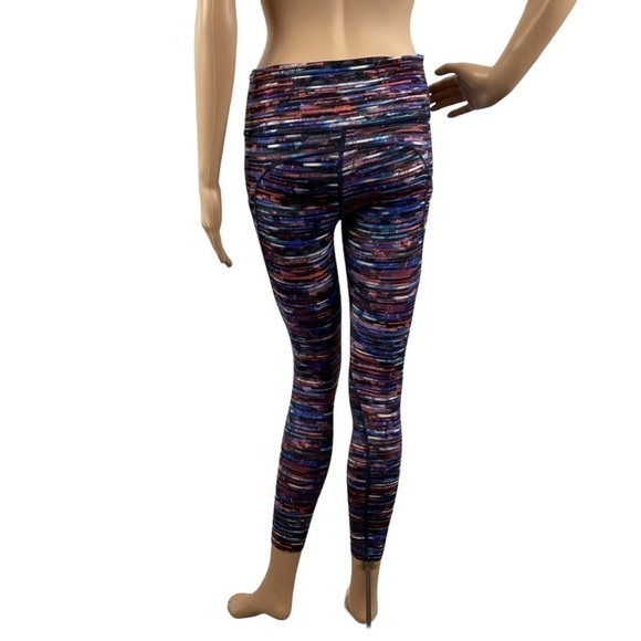 Lululemon Fast & Free 7/8 Tight II *Nulux 25" Size 6 Hinshu Alpine White Multi - Picture 5 of 7